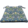 Tapered Seat Pad Strawberry Thief Navy | William Morris Print Seat Pads
