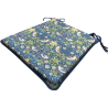 Coussin de siège conique Strawberry Thief Navy | Coussins de siège imprimés William Morris