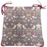 Tapered Seat Pad Strawberry Thief Crimson | William Morris Seat Pads
