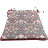 Coussin de siège conique Strawberry Thief Crimson | Coussins de siège William Morris