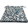 Tapered Seat Pad Willow Bough Ebony Tapestry| Patterned  Seat Pads |