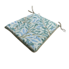 Coussin d'assise conique Tapisserie à motif de branches de saule et d'embruns | Coussins d'assise verts