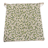 Tapered Seat Pad Green Leaves | Green Patterned Tapered Seat Pads |