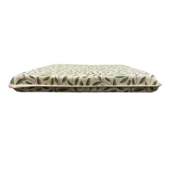 Coussin de siège conique à motifs de feuilles vertes | Coussins de siège coniques à motifs verts |