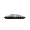 Highland Check Denim Tapered Seat Pads | Checked Tapered Chair Pads