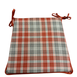 Highland Check Herbst Kegel Sitzkissen | Karierte Kegel Stuhlkissen