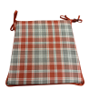 Highland Check Herbst Kegel Sitzkissen | Karierte Kegel Stuhlkissen