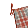 Highland Check Herbst Kegel Sitzkissen | Karierte Kegel Stuhlkissen