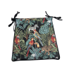 Black Rainforest Tapestry Tapered Seat Pads| Tapered Jungle Seat Pads