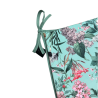 Velvet-Tranquillity-Stuhlkissen mit konischer Form | Florale Samt-Stuhlkissen |