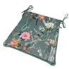 Velvet Chinoiserie Tapered Seat Pads | Luxury Oriental Velvet Chair Pads
