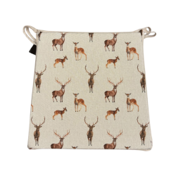 Stags & Deer Sitzpolster mit konischer Form | Rutschfeste Sitzpolster mit Tiermuster und konischer Form