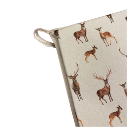 Stags & Deer Sitzpolster mit konischer Form | Rutschfeste Sitzpolster mit Tiermuster und konischer Form