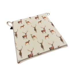 Coussins de siège coniques à motifs cerfs et cervidés | Coussins de siège coniques antidérapants à imprimé animal