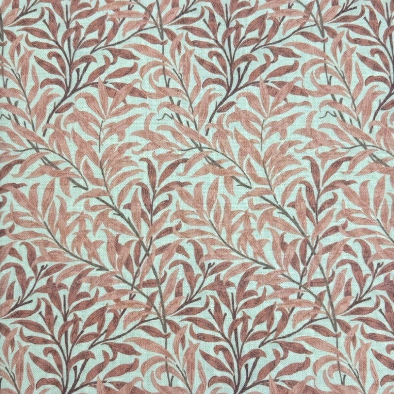 Willow Bough Rust Fabric | Patterned Craft Fabric | Red Leafed Fabric