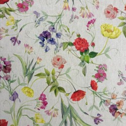 Classic Floral Fabric | Flowery Fabric | Multicoloured Flower Fabric