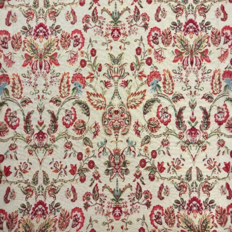 Tissu pour tapisserie Morris | Tissu pour loisirs créatifs | Tissu à motifs floraux multicolores