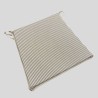 Grey Stripe Tapered Seat Pads| Striped Seat Pads | Grey Striped |