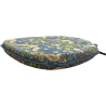 Strawberry Thief Navy Spindelsitzkissen | Florale Spindelstuhlpolster |