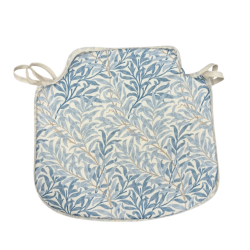 Coussin de siège à fuseau Willow Bough Azure | Coussins de siège à fuseau William Morris