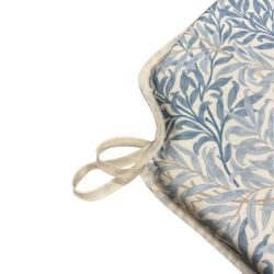Coussin de siège à fuseau Willow Bough Azure | Coussins de siège à fuseau William Morris