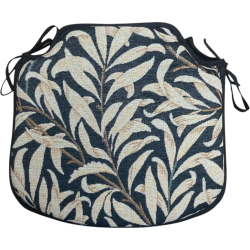 Spindelsitzkissen Willow Bough Ebony Tapestry | William Morris Sitzkissen