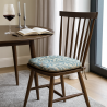 Spindelsitzkissen Willow Bough Seaspray Tapisserie | Blau Grünes Stuhlkissen