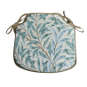 Spindle Seat Pad Willow Bough Seaspray Tapestry | Blue Green Chair Pad