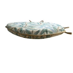 Spindle Seat Pad Willow Bough Seaspray Tapestry | Blue Green Chair Pad