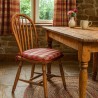 Spindelsitzkissen Highland Check Rot | Rote Tartan Spindelsitzkissen |