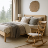 Plain Linen Spindle Seat Pads| Neutral Seat Pad | Plain Spindle Seat Pad