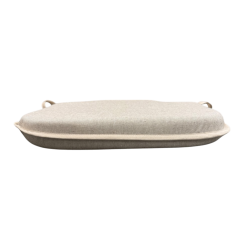 Plain Linen Spindle Seat Pads| Neutral Seat Pad | Plain Spindle Seat Pad