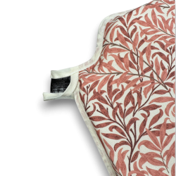Spindle Seat Pads Willow Bough Rust | Red Patterned Spindle Seat Pads