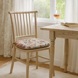William Original Tapestry Spindle Seat Pad | Patterned Spindle Chair Pad