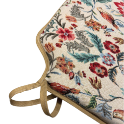 William Original Tapestry Spindle Seat Pad | Patterned Spindle Chair Pad