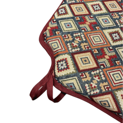 Aztekische Tapisserie-Spindelsitzkissen | Bohemian Tapisserie-Spindelstuhlauflagen