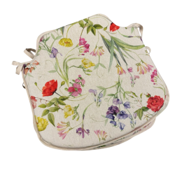 Classic Floral Spindle Seat Pads | Coloured Flowery Spindle Chair Pads