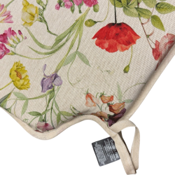 Classic Floral Spindle Seat Pads | Coloured Flowery Spindle Chair Pads