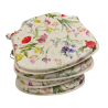 Coussins de chaise à fuseaux à motifs floraux classiques | Coussins de chaise à fuseaux fleuris et colorés