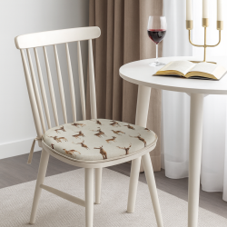 Stag & Deer Spindelsitzkissen | Rutschfeste Spindelsitzkissen mit Tiermotiv