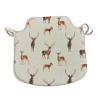 Coussins de siège à fuseaux motif cerf et biche | Coussins de siège à fuseaux antidérapants à imprimé animal