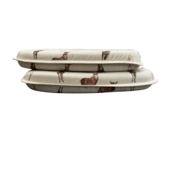 Coussins de siège à fuseaux motif cerf et biche | Coussins de siège à fuseaux antidérapants à imprimé animal