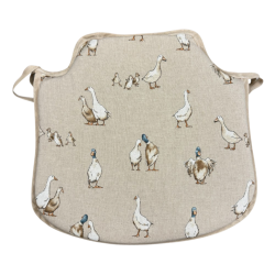 Shabby Duck Spindle Seat Pads | Extra Thick Patterned Spindle Chair Pads