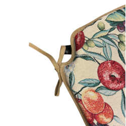 Natürliche Früchte Wandteppich Spindelsitzkissen | Frucht-Design Stuhlkissen |