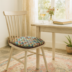 Big Holland Tapestry Spindle Seat Pads | Spindle Shaped Chair Pads |
