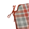 Spindle Seat Pads Highland Check Autumn | Checked Spindle Chair Pads