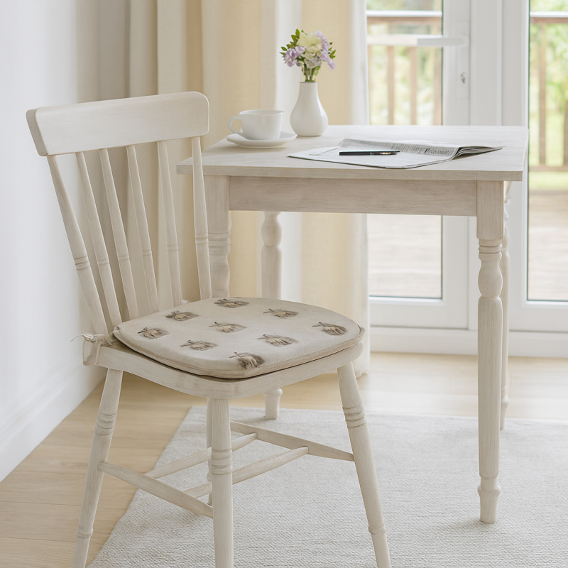 Rabbit Spindle Shaped Seat Pads | Rabbit Print Spindle Seat Pads |