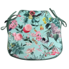 Velvet-Ruhe Spindelsitzkissen |Florale Samtspindelsitzkissen