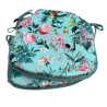 Velvet-Ruhe Spindelsitzkissen |Florale Samtspindelsitzkissen
