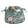 Coussins d'assise à fuseaux en velours chinoiserie | Coussins d'assise de luxe en velours imprimé